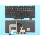 Клавиатура для Lenovo ThinkPad T470 черная с подсветкой