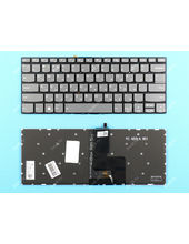 Клавиатура для ноутбука Lenovo Yoga 520-14IKB серая с подсветкой