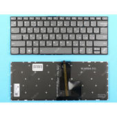 Клавиатура для Lenovo IdeaPad 120s-14 серая с подсветкой