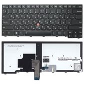 Клавиатура для ноутбука Lenovo ThinkPad Edge E431 черная с подсветкой