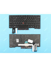 Клавиатура для ноутбука Lenovo ThinkPad Edge E485 черная с подсветкой