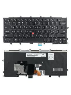 Клавиатура для Lenovo ThinkPad X250 черная с подсветкой