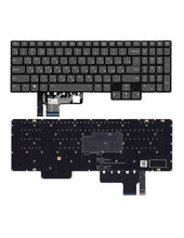 Клавиатура для Lenovo Legion Y750-15IMH серая с подсветкой (RGB Per-Key)