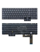 Клавиатура для Lenovo Legion 7 16ACHg6 серая с подсветкой (RGB Per-Key)