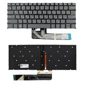 Клавиатура PR4SB-RU для Lenovo серая с подсветкой