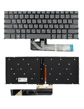 Клавиатура для Lenovo IdeaPad 5 14ITL05 серая с подсветкой