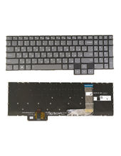 Клавиатура для Lenovo IdeaPad Gaming 3 16ARH7 серая с RGB подсветкой