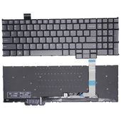 Клавиатура PH5CLXB для Lenovo серая с подсветкой