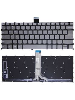 Клавиатура для Lenovo Yoga Slim 6 14IRH8 серая с подсветкой