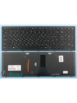 Клавиатура для ноутбука Lenovo IdeaPad Flex 15 черная (не подходит для Flex 2 15!) черная