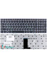 Клавиатура для Lenovo IdeaPad B5400 черная с серой рамкой