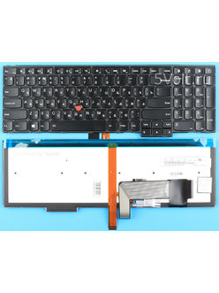Клавиатура для ноутбука Lenovo ThinkPad W540 черная с подсветкой