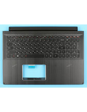 Клавиатура для Lenovo Flex 2 Pro 15 черная с подсветкой топкейс