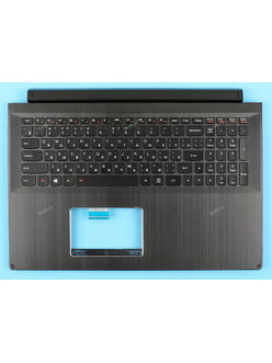 Клавиатура для Lenovo Flex 2 Pro 15 черная с подсветкой топкейс