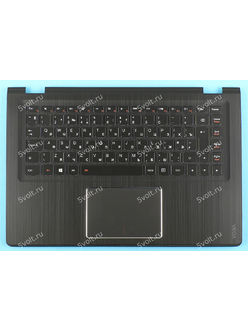 Клавиатура для Lenovo Yoga 3 14 черная с подсветкой (топкейс)