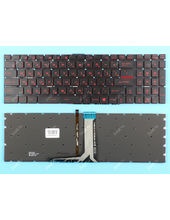 Клавиатура для MSI GL75 Leopard с красной подсветкой