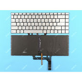 Клавиатура для MSI PS42 Modern (8 Gen) серебристая с подсветкой