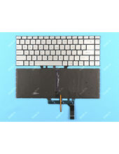 Клавиатура для MSI PS42 Modern (8 Gen) серебристая с подсветкой