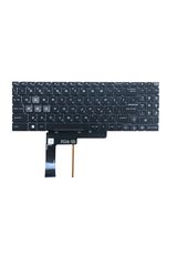Клавиатура для MSI Bravo 15 B7ED черная с подсветкой