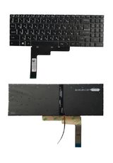 Клавиатура для MSI Modern 15 B7M черная с подсветкой