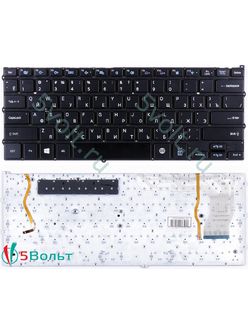 Клавиатура для ноутбука Samsung 940X3G, NP940X3G черная с подсветкой