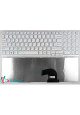 Клавиатура для Sony SVE151A11W, SVE151C11W белая