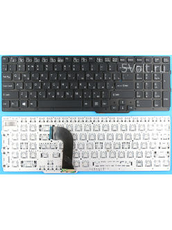 Клавиатура для ноутбука Sony Vaio SVS1521f1rb черная