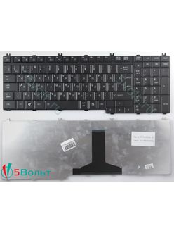 Клавиатура для ноутбука Toshiba Satellite L350, L500, L550 черная