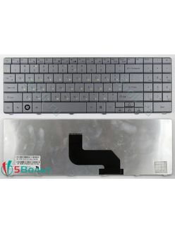 Клавиатура для ноутбука Packard Bell EasyNote LJ65, LJ67, LJ71, LJ75 серебристая