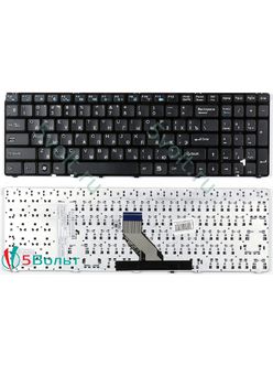 Клавиатура для ноутбука DNS 0157894, 0157896, 0157899 черная