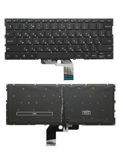Клавиатура для Xiaomi Mi Air 13.3 (2016) черная с подсветкой