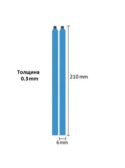 Скотч (ленты) для установки матрицы ноутбука (210мм * 6мм * 0.3мм)