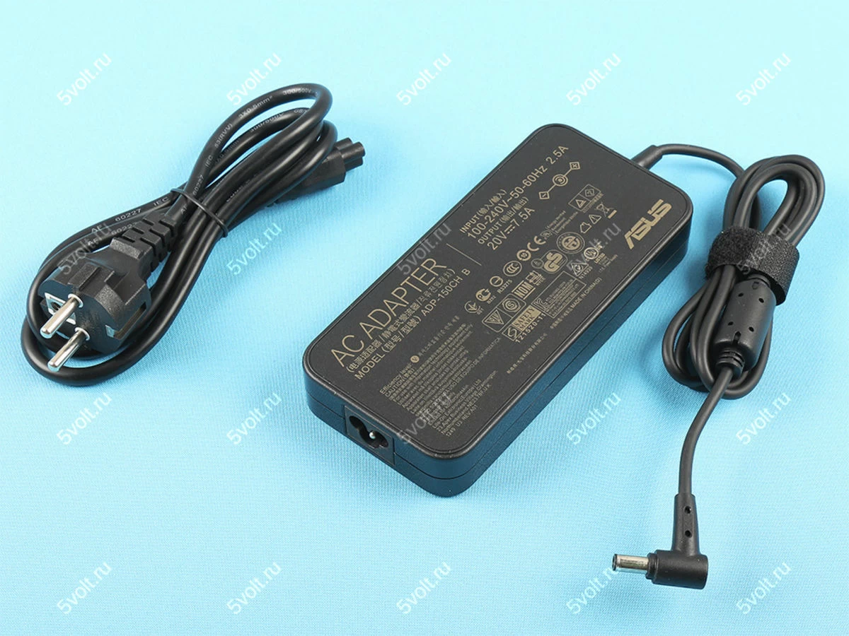Блок питания (зарядка) для Asus ADP-150CH B, A18-150P1A (round shape) 6.0*3.7 mm