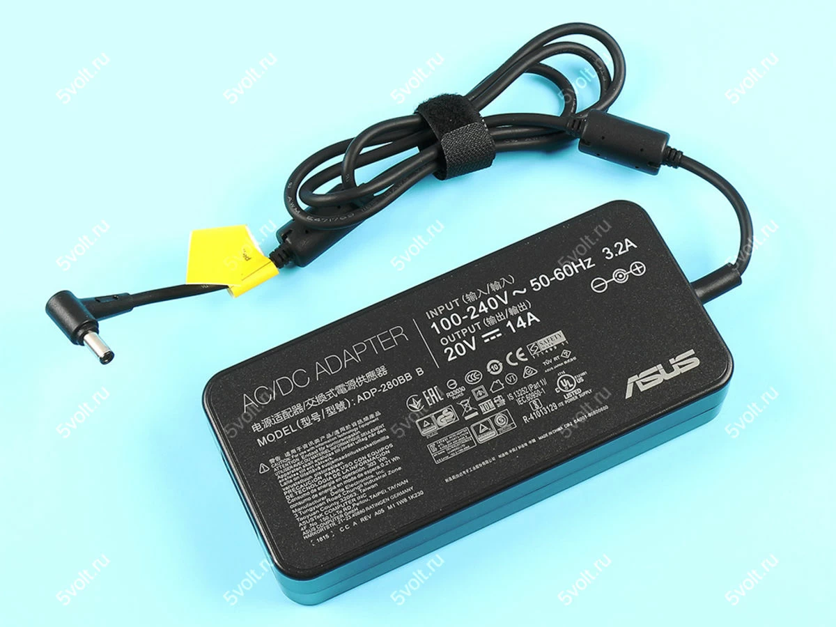 Блок питания (зарядка) для Asus ADP-280BB B (round shape)
