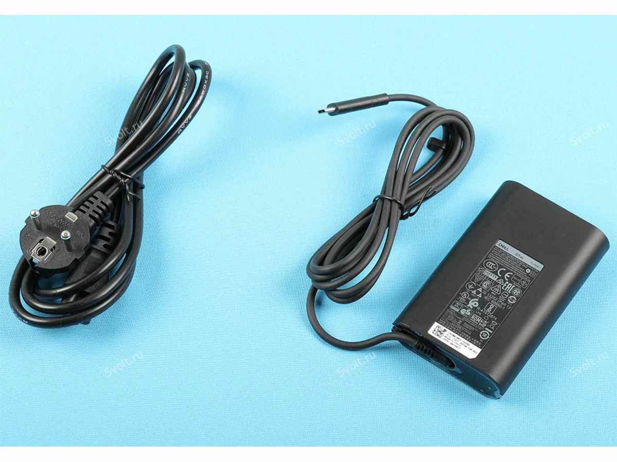 Блок питания для Dell 20V/3.25A, 65W (USB-C) 4th Gen