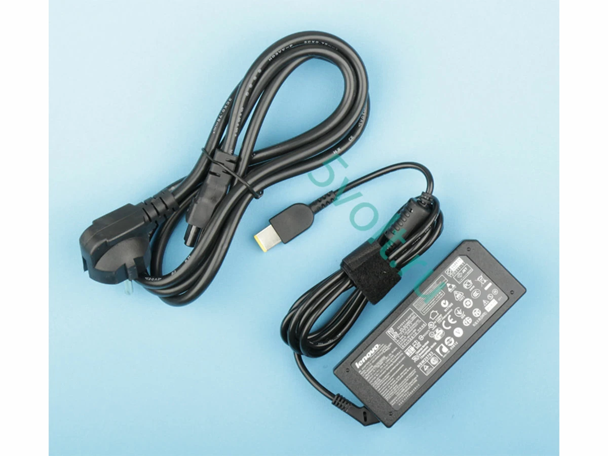 Блок питания (зарядка) для ноутбука Lenovo 45 Ватт (20V/2.25A) прямоугольный