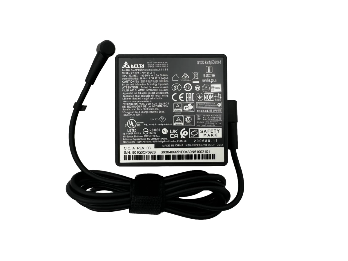 Блок питания (зарядка) для MSI 90W (19V/4.74A) 4.5*3.0mm